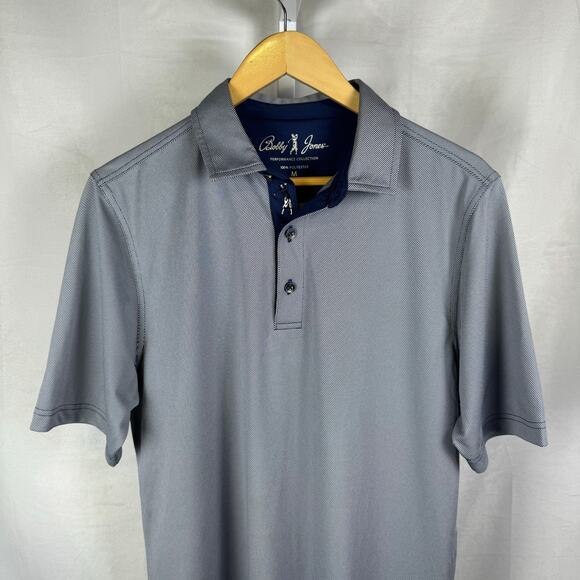 Bobby Jones Other - Bobby Jones Performance Collection Short Sleeve Golf Polo Blue Men's Siz…